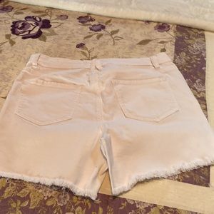 White Jean shorts signature retro shorts Size 10